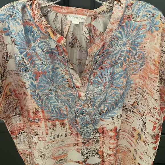 Karen Seo shirt size L - Picture 3 of 9